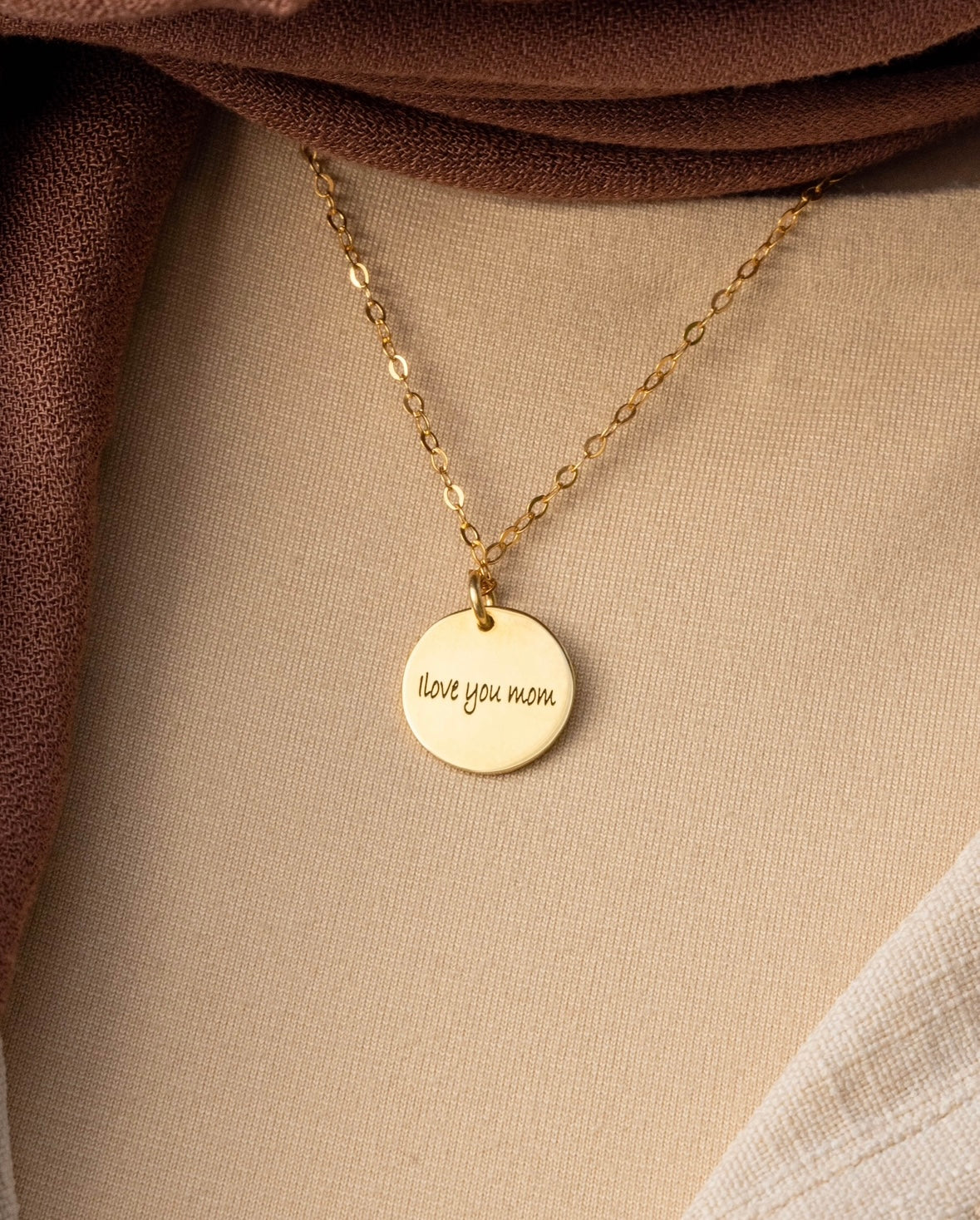 I Love You Mom Necklace