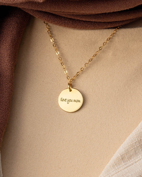 Message To Mom Necklace