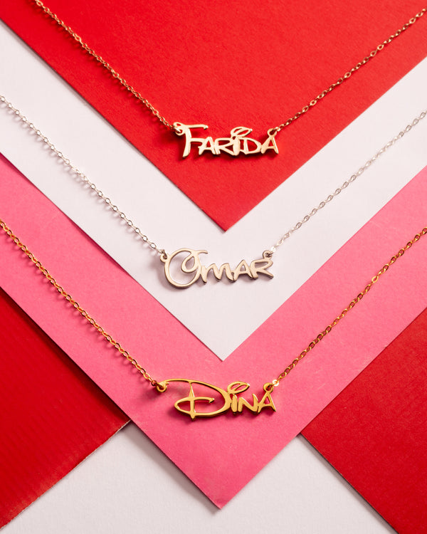 Disney Name Necklace