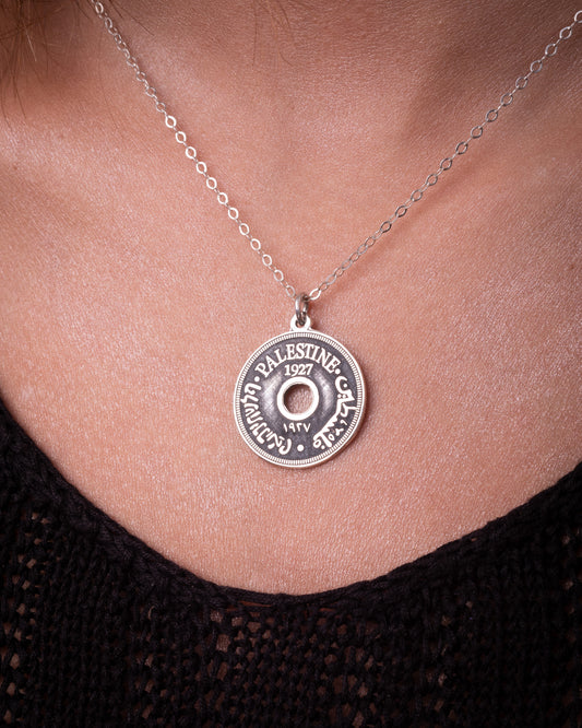 Palestine Coin Necklace