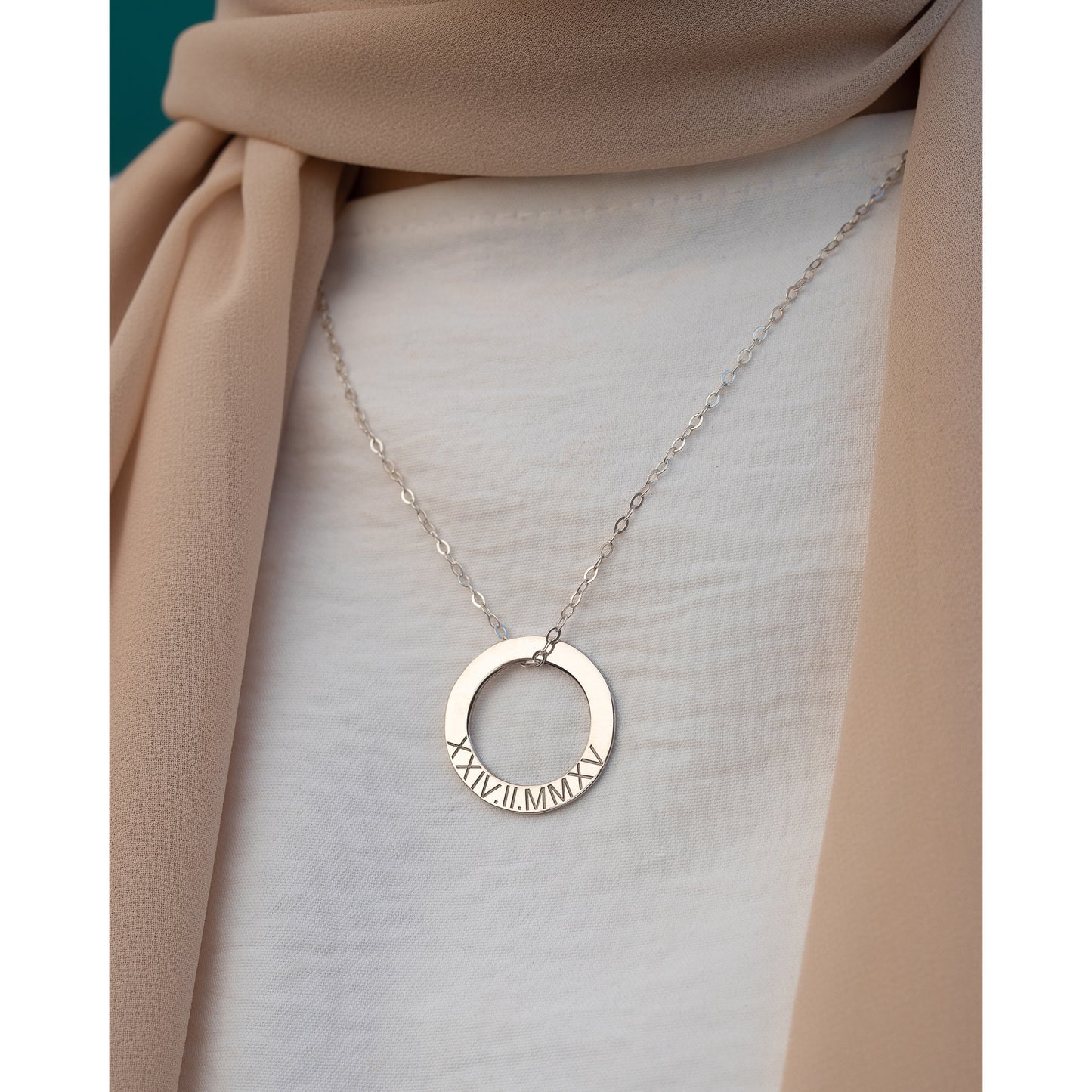 Hollow Coin Necklace