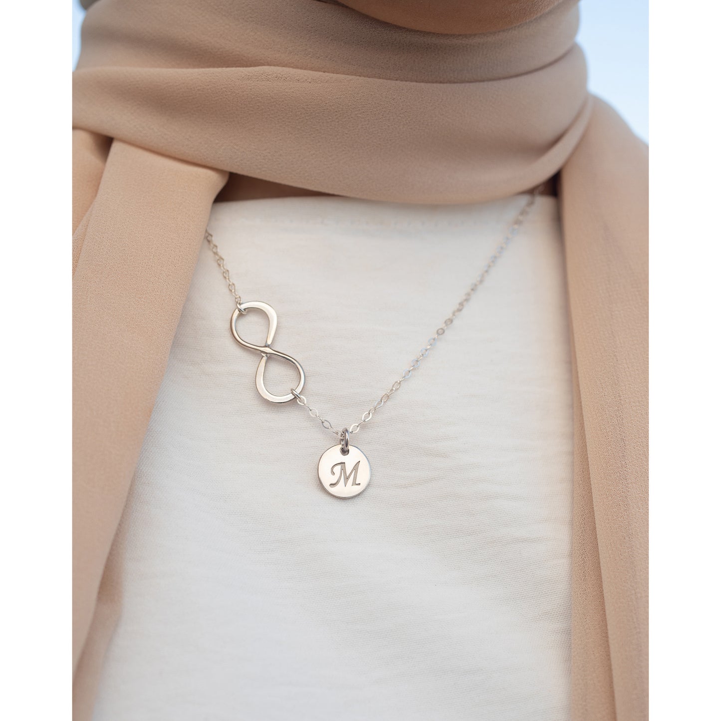 Infinity Coin Necklace