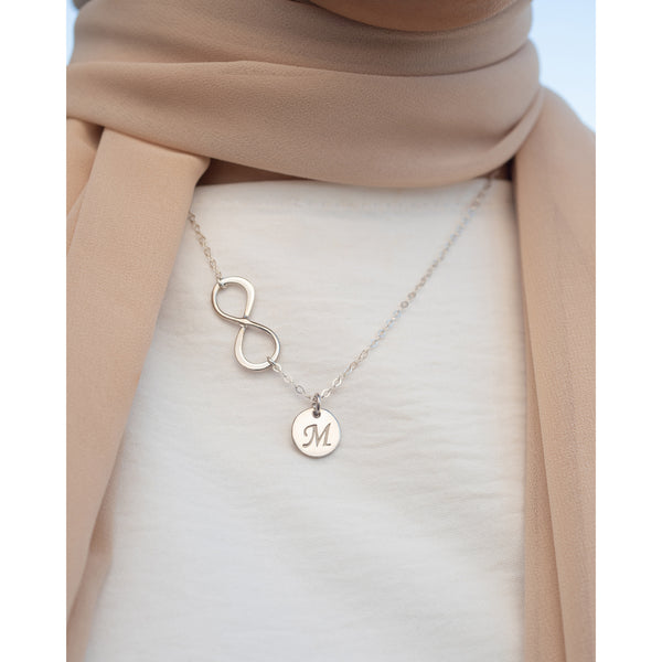 Infinity Coin Necklace