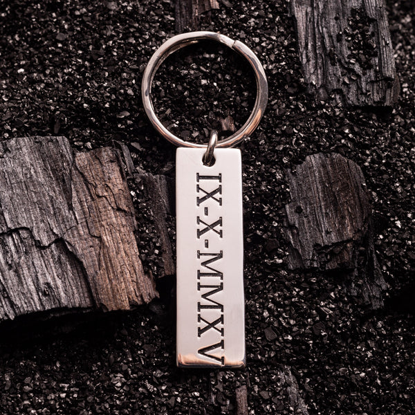 Personalized Rectangle Keychain